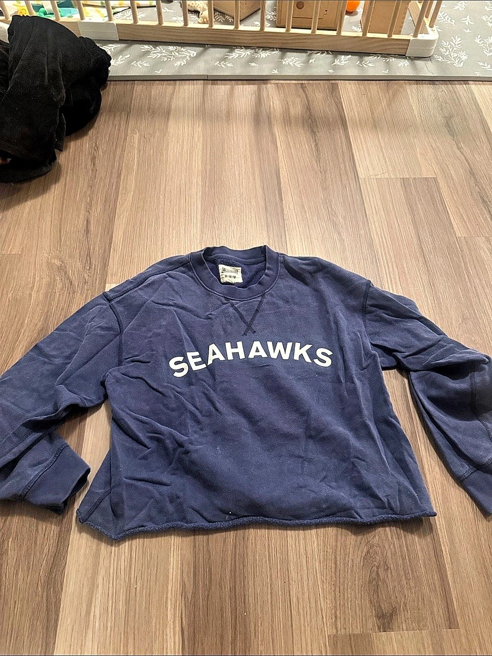 Seahawks Blue Long Sleeve Top